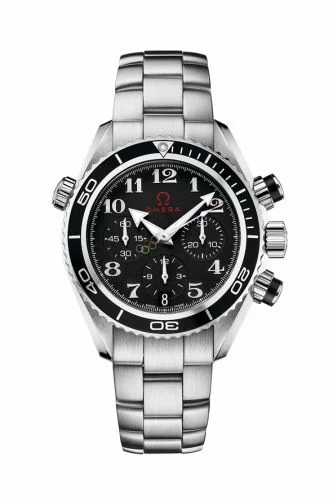Omega Seamaster Planet Ocean 600M Co-Axial 37.5 Chronograph Stainless Steel / Black / Bracelet / Olympic Timeless 222.30.38.50.01.003 (22230385001003)
